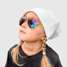 Load image into Gallery viewer, sienna wearing mihi kids sunglasses - the soho design